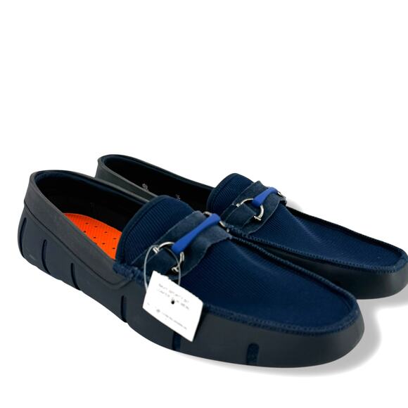 SWIMS Sporty Bit Loafer Slip On Shoes Men's Size 15 Navy Blue Water Friendly - Picture 1 of 8